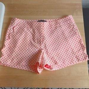 Neon Pink polka dot shorts